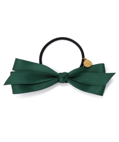 BEAUTY&YOUTH UNITED ARROWS(ビューティーアンドユースユナイテッドアローズ)の「BYSF 重ねリボンヘアゴム◆(ヘアゴム・レディース・ブラック/ピンク/ダークグリーン/ケリー/マスタード/コバルトブルー/ワインレッド/ゴールド・フリー)」の3枚目の写真