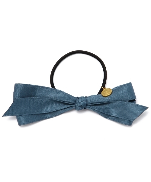 BEAUTY&YOUTH UNITED ARROWS(ビューティーアンドユースユナイテッドアローズ)の「BYSF 重ねリボンヘアゴム◆(ヘアゴム・レディース・ブラック/ピンク/ダークグリーン/ケリー/マスタード/コバルトブルー/ワインレッド/ゴールド・フリー)」の4枚目の写真