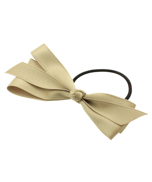 BEAUTY&YOUTH UNITED ARROWS(ビューティーアンドユースユナイテッドアローズ)の「BYSF 重ねリボンヘアゴム◆(ヘアゴム・レディース・ブラック/ピンク/ダークグリーン/ケリー/マスタード/コバルトブルー/ワインレッド/ゴールド・フリー)」の10枚目の写真