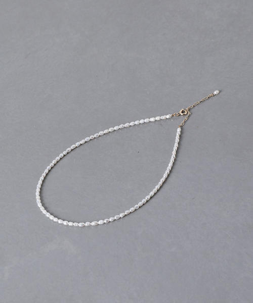 UNITED ARROWS（ユナイテッドアローズ）の「UBCS スモール PL ネックレス ◆（ネックレス・レディース・ホワイト・FREE）」の5枚目の写真