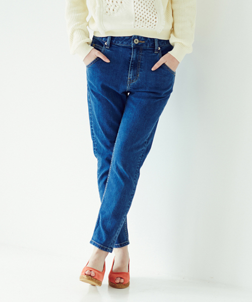 Another Edition(アナザーエディション)の「【WEB限定】ae LOW CROTCH DNM 5POC # ◆(デニムパンツ・レディース・ライトブルー/コバルトブルー/ネイビー・LARGE/SMALL/MEDIUM)」の3枚目の写真
