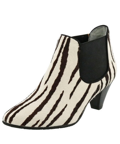 cava cava（サヴァサヴァ）の「〈cava cava（サヴァサヴァ）〉サイドゴアブーツ（ブーツ・レディース・ガンメタ/ゼブラ/ブラック/レオパード・24.5cm/23.5cm/23.0cm/24.0cm/22.5cm）」の7枚目の写真