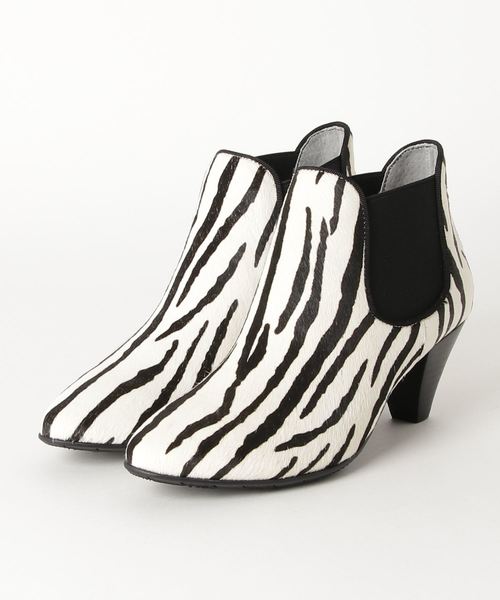 cava cava（サヴァサヴァ）の「〈cava cava（サヴァサヴァ）〉サイドゴアブーツ（ブーツ・レディース・ガンメタ/ゼブラ/ブラック/レオパード・24.5cm/23.5cm/23.0cm/24.0cm/22.5cm）」の14枚目の写真