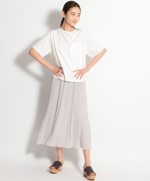 niko and...（ニコアンド）の「プリーツ無地カラースカート（スカート・レディース・ライトグレー/ライトグリーン/ブラック/ライトブルー・FREE）」の14枚目の写真