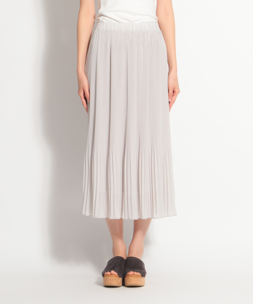 niko and...（ニコアンド）の「プリーツ無地カラースカート（スカート・レディース・ライトグレー/ライトグリーン/ブラック/ライトブルー・FREE）」の5枚目の写真