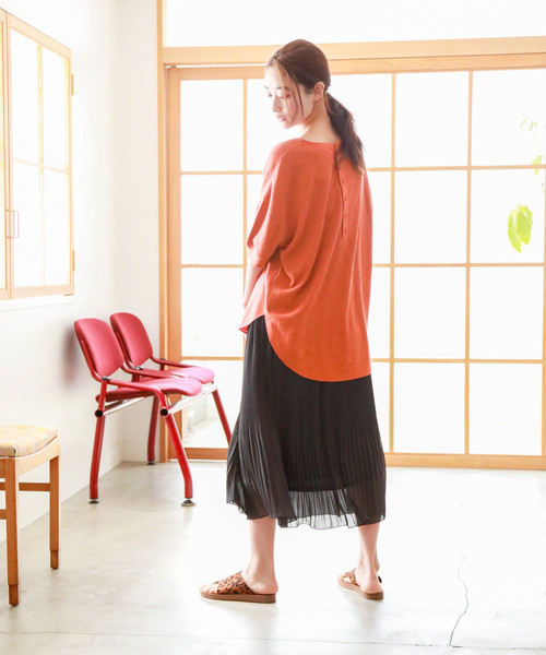 niko and...（ニコアンド）の「プリーツ無地カラースカート（スカート・レディース・ライトグレー/ライトグリーン/ブラック/ライトブルー・FREE）」の19枚目の写真