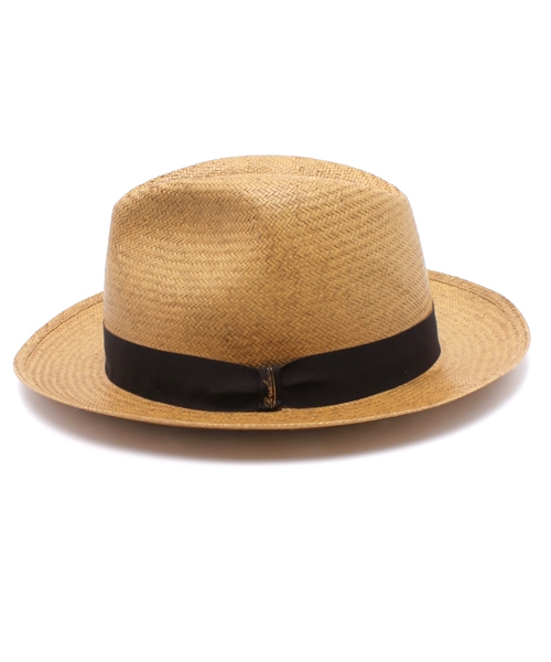 SB【新品・未着用】BORSALINO 60 ハット ナチュラル/ブラウン SB様専用【新品・未着用】BORSALINO 60 ハット ナチュラル/ブラウン