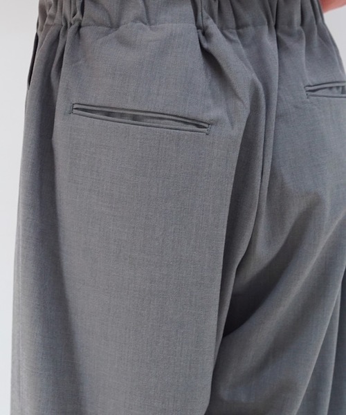 bukht（ブフト）の「「EXCLUSIVE」 bukht WIDE TROUSER（スラックス・メンズ・ブラック/グレー・S/M）」の7枚目の写真