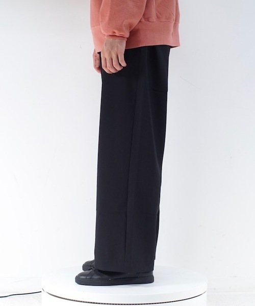 bukht（ブフト）の「「EXCLUSIVE」 bukht WIDE TROUSER（スラックス・メンズ・ブラック/グレー・S/M）」の5枚目の写真