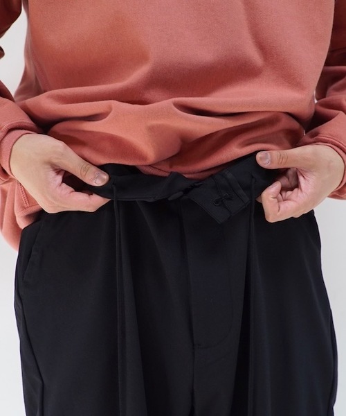 bukht（ブフト）の「「EXCLUSIVE」 bukht WIDE TROUSER（スラックス・メンズ・ブラック/グレー・S/M）」の8枚目の写真