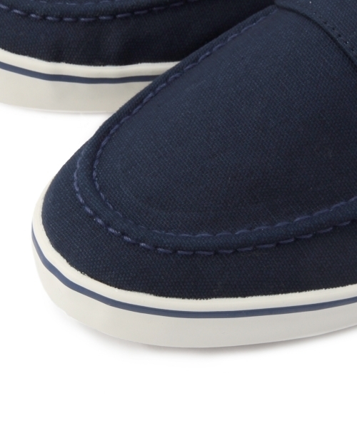green label relaxing(グリーンレーベルリラクシング)の「GLR CANVAS ローファー ◆(その他シューズ・メンズ・ホワイト/ブラック/ネイビー/ダークブラウン・42/40/41/43)」の5枚目の写真
