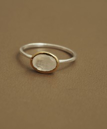 Natural stone ring