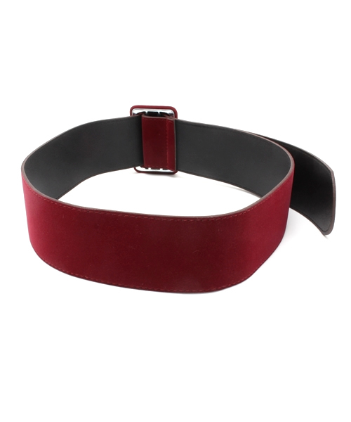 WEGO（ウィゴー）の「WEGO/ベロア太ベルト（ベルト・レディース・ブラック/ダークグリーン/ネイビー/ワイン・FREE）」の5枚目の写真