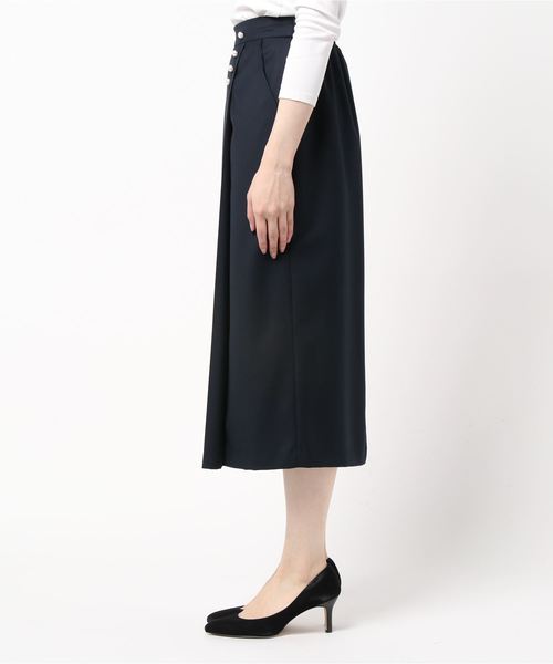 kaene（カエン）の「パールボタン付スカート（スーツスカート・レディース・ベージュ/ネイビー・38/36/34）」の17枚目の写真