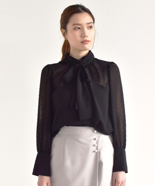 kaene（カエン）の「パールボタン付スカート（スーツスカート・レディース・ベージュ/ネイビー・38/36/34）」の19枚目の写真