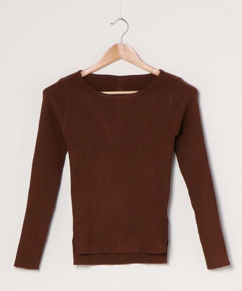 KOBE LETTUCE（コウベレタス）の「選べるリブニットトップス（ニット/セーター・レディース・ベージュ/ピンク系その他/グリーン系その他/ブラック/パープル系その他/ブラック系その他/パープル系その他2/オフホワイト/グリーン系その他2/ブルー系その他/ホワイト系その他/ブルー系その他2/ベージュ系その他/ピンク系その他2/グリーン/ブラウン/ホワイト系その他2/ブラウン系その他/グリーン系その他3/ピンク/ピンク系その他3/パープル系その他3/パープル系その他4/ブラウン系その他2/ブルー系その他3/ブルー系その他4/ブラック系その他2/ブラウン系その他3/ピンク系その他4/オリーブ/ホワイト系その他3/グリーン系その他4/ブラウン系その他4/ブラック系その他3/ピンク系その他5/ブルー系その他5/ネイビー/ピンク系その他6/ブルー系その他7/ブラウン系その他5/グリーン系その他5/ホワイト系その他4/ブラック系その他4/ブルー系その他6・1/2/3/4/5）」の14枚目の写真