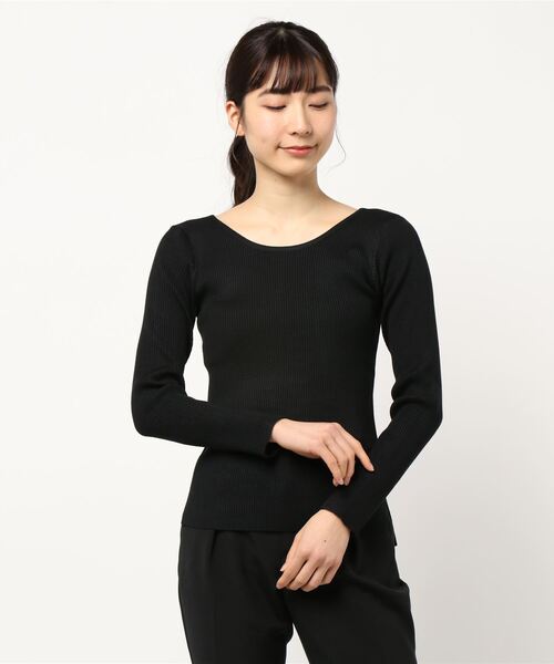 KOBE LETTUCE（コウベレタス）の「選べるリブニットトップス（ニット/セーター・レディース・ベージュ/ピンク系その他/グリーン系その他/ブラック/パープル系その他/ブラック系その他/パープル系その他2/オフホワイト/グリーン系その他2/ブルー系その他/ホワイト系その他/ブルー系その他2/ベージュ系その他/ピンク系その他2/グリーン/ブラウン/ホワイト系その他2/ブラウン系その他/グリーン系その他3/ピンク/ピンク系その他3/パープル系その他3/パープル系その他4/ブラウン系その他2/ブルー系その他3/ブルー系その他4/ブラック系その他2/ブラウン系その他3/ピンク系その他4/オリーブ/ホワイト系その他3/グリーン系その他4/ブラウン系その他4/ブラック系その他3/ピンク系その他5/ブルー系その他5/ネイビー/ピンク系その他6/ブルー系その他7/ブラウン系その他5/グリーン系その他5/ホワイト系その他4/ブラック系その他4/ブルー系その他6・1/2/3/4/5）」の7枚目の写真