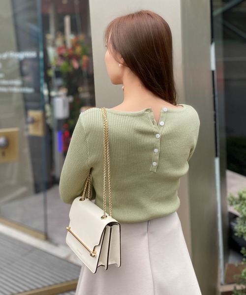 KOBE LETTUCE（コウベレタス）の「選べるリブニットトップス（ニット/セーター・レディース・ベージュ/ピンク系その他/グリーン系その他/ブラック/パープル系その他/ブラック系その他/パープル系その他2/オフホワイト/グリーン系その他2/ブルー系その他/ホワイト系その他/ブルー系その他2/ベージュ系その他/ピンク系その他2/グリーン/ブラウン/ホワイト系その他2/ブラウン系その他/グリーン系その他3/ピンク/ピンク系その他3/パープル系その他3/パープル系その他4/ブラウン系その他2/ブルー系その他3/ブルー系その他4/ブラック系その他2/ブラウン系その他3/ピンク系その他4/オリーブ/ホワイト系その他3/グリーン系その他4/ブラウン系その他4/ブラック系その他3/ピンク系その他5/ブルー系その他5/ネイビー/ピンク系その他6/ブルー系その他7/ブラウン系その他5/グリーン系その他5/ホワイト系その他4/ブラック系その他4/ブルー系その他6・1/2/3/4/5）」の20枚目の写真