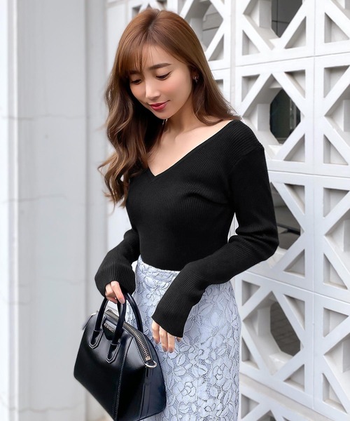 KOBE LETTUCE（コウベレタス）の「選べるリブニットトップス（ニット/セーター・レディース・ベージュ/ピンク系その他/グリーン系その他/ブラック/パープル系その他/ブラック系その他/パープル系その他2/オフホワイト/グリーン系その他2/ブルー系その他/ホワイト系その他/ブルー系その他2/ベージュ系その他/ピンク系その他2/グリーン/ブラウン/ホワイト系その他2/ブラウン系その他/グリーン系その他3/ピンク/ピンク系その他3/パープル系その他3/パープル系その他4/ブラウン系その他2/ブルー系その他3/ブルー系その他4/ブラック系その他2/ブラウン系その他3/ピンク系その他4/オリーブ/ホワイト系その他3/グリーン系その他4/ブラウン系その他4/ブラック系その他3/ピンク系その他5/ブルー系その他5/ネイビー/ピンク系その他6/ブルー系その他7/ブラウン系その他5/グリーン系その他5/ホワイト系その他4/ブラック系その他4/ブルー系その他6・1/2/3/4/5）」の10枚目の写真