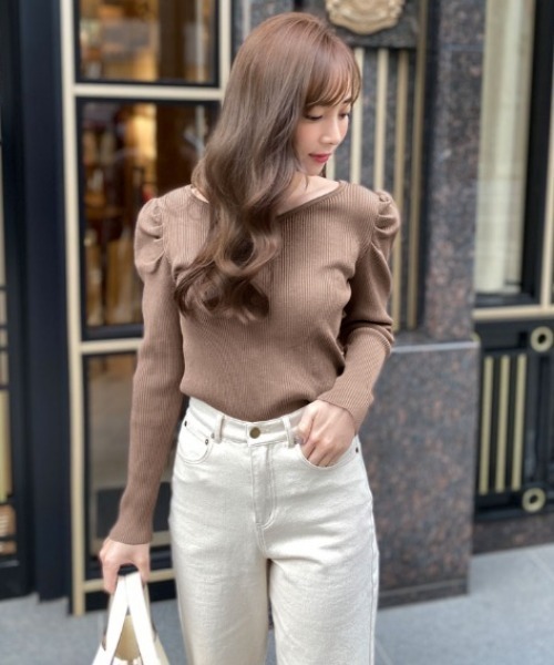 KOBE LETTUCE（コウベレタス）の「選べるリブニットトップス（ニット/セーター・レディース・ベージュ/ピンク系その他/グリーン系その他/ブラック/パープル系その他/ブラック系その他/パープル系その他2/オフホワイト/グリーン系その他2/ブルー系その他/ホワイト系その他/ブルー系その他2/ベージュ系その他/ピンク系その他2/グリーン/ブラウン/ホワイト系その他2/ブラウン系その他/グリーン系その他3/ピンク/ピンク系その他3/パープル系その他3/パープル系その他4/ブラウン系その他2/ブルー系その他3/ブルー系その他4/ブラック系その他2/ブラウン系その他3/ピンク系その他4/オリーブ/ホワイト系その他3/グリーン系その他4/ブラウン系その他4/ブラック系その他3/ピンク系その他5/ブルー系その他5/ネイビー/ピンク系その他6/ブルー系その他7/ブラウン系その他5/グリーン系その他5/ホワイト系その他4/ブラック系その他4/ブルー系その他6・1/2/3/4/5）」の17枚目の写真