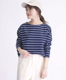 SHIPS Days STANDARD:バスクボーダーTee◇