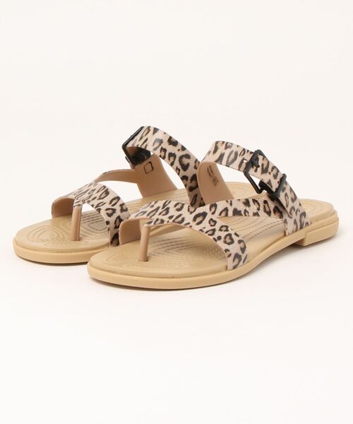 crocs(クロックス)の「クロックス crocs クロックス トゥルム トウ ポスト サンダル ウィメンcrocs tulum toe post sandal w(サンダル・レディース・ブラック/レッド系その他/ブラウン/ホワイト/レオパード・24cm/25cm/21cm/22cm/23cm)」の5枚目の写真