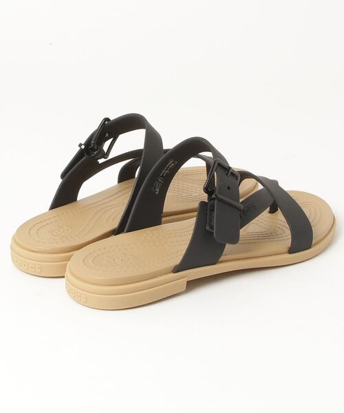 crocs(クロックス)の「クロックス crocs クロックス トゥルム トウ ポスト サンダル ウィメンcrocs tulum toe post sandal w(サンダル・レディース・ブラック/レッド系その他/ブラウン/ホワイト/レオパード・24cm/25cm/21cm/22cm/23cm)」の6枚目の写真