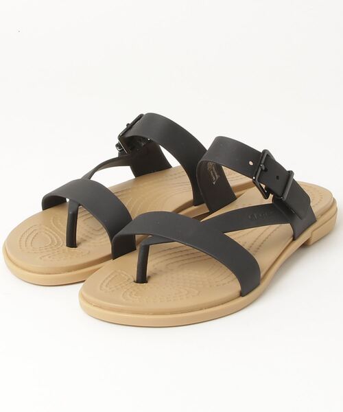 crocs(クロックス)の「クロックス crocs クロックス トゥルム トウ ポスト サンダル ウィメンcrocs tulum toe post sandal w(サンダル・レディース・ブラック/レッド系その他/ブラウン/ホワイト/レオパード・24cm/25cm/21cm/22cm/23cm)」の11枚目の写真