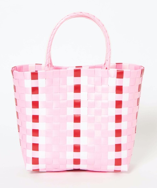 WEGO（ウィゴー）の「WEGO/カラフルメルカドバッグ（トートバッグ・レディース・ピンク/レッド/ブルー/ベージュ/ブラック/その他2/その他1・FREE）」の5枚目の写真