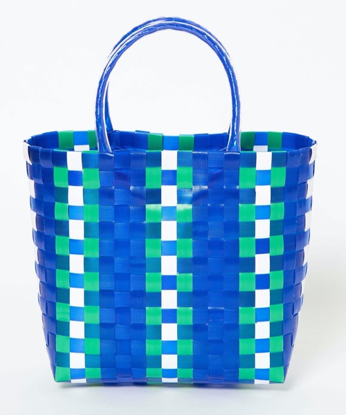 WEGO（ウィゴー）の「WEGO/カラフルメルカドバッグ（トートバッグ・レディース・ピンク/レッド/ブルー/ベージュ/ブラック/その他2/その他1・FREE）」の4枚目の写真