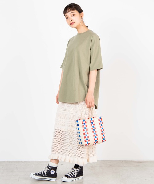 WEGO（ウィゴー）の「WEGO/カラフルメルカドバッグ（トートバッグ・レディース・ピンク/レッド/ブルー/ベージュ/ブラック/その他2/その他1・FREE）」の17枚目の写真