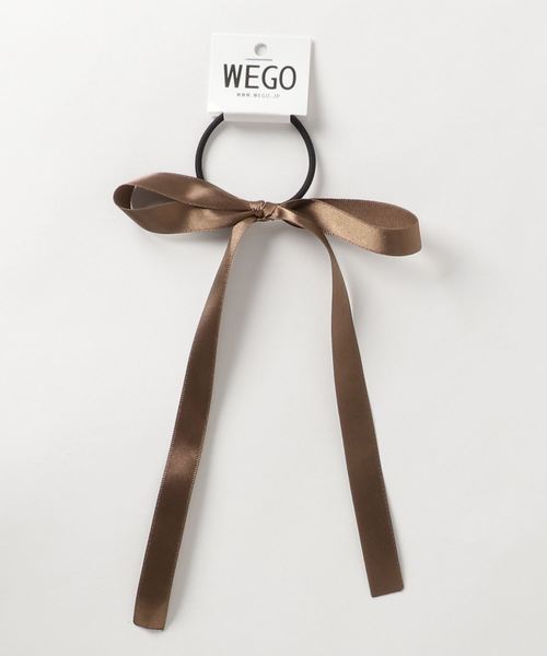 WEGO(ウィゴー)の「WEGO/サテンリボンヘアゴム(ヘアゴム・レディース・ブラウン/ベージュ/ブラック・FREE)」の3枚目の写真