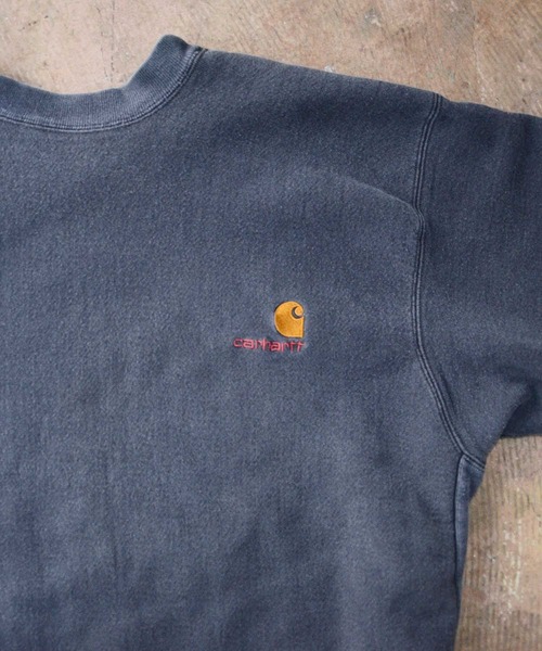 Carhartt（カーハート）の「【ヴィンテージ古着】Carhartt/カーハート ロゴクルーネックスウェット（スウェット・メンズ・ブラック・X-LARGE）」の3枚目の写真