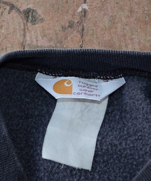 Carhartt（カーハート）の「【ヴィンテージ古着】Carhartt/カーハート ロゴクルーネックスウェット（スウェット・メンズ・ブラック・X-LARGE）」の4枚目の写真