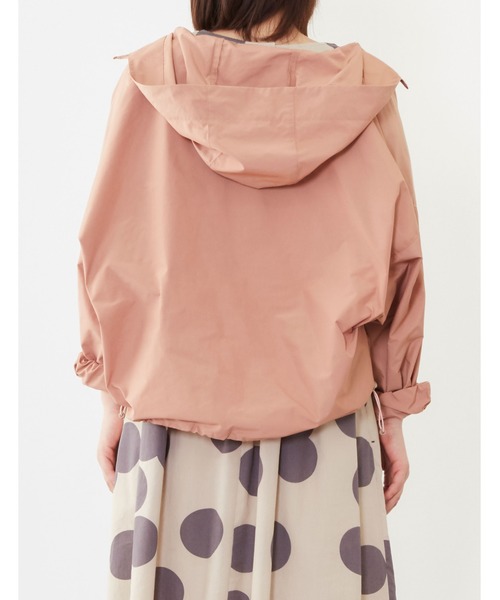 POU DOU DOU（プードゥドゥ）の「フーディブルゾン（ブルゾン・レディース・ベージュ/ネイビー/オレンジ・3）」の21枚目の写真