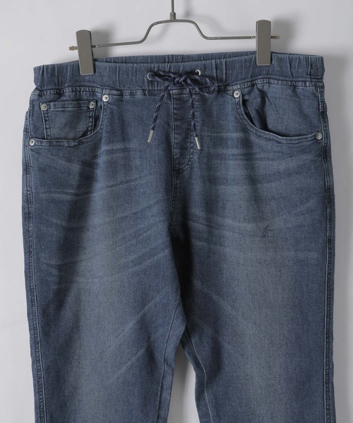 BAYFLOW（ベイフロー）の「デニムメッシュテーパードアンクルパンツ（デニムパンツ・メンズ・ロイヤルブルー/ライトブルー・LARGE/MEDIUM/SMALL）」の14枚目の写真