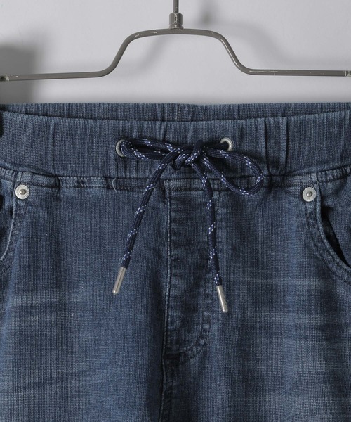 BAYFLOW（ベイフロー）の「デニムメッシュテーパードアンクルパンツ（デニムパンツ・メンズ・ロイヤルブルー/ライトブルー・LARGE/MEDIUM/SMALL）」の12枚目の写真