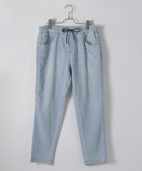 BAYFLOW（ベイフロー）の「デニムメッシュテーパードアンクルパンツ（デニムパンツ・メンズ・ロイヤルブルー/ライトブルー・LARGE/MEDIUM/SMALL）」の16枚目の写真