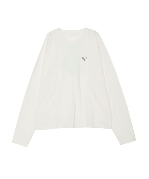 Now me. by NYLON JAPAN(ナウミーバイナイロンジャパン)の「【市川美織×オガワ】イラストロンT(Tシャツ/カットソー・レディース・ホワイト/ブラック・FREE)」の16枚目の写真