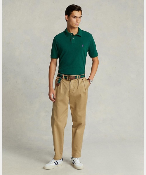 POLO RALPH LAUREN（ポロ ラルフ ローレン）の「アイコニック メッシュ ポロシャツ（ポロシャツ・メンズ・グリーン・MEDIUM/SMALL/LARGE/X-LARGE/X-SMALL/XX-LARGE）」の6枚目の写真