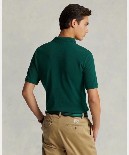 POLO RALPH LAUREN（ポロ ラルフ ローレン）の「アイコニック メッシュ ポロシャツ（ポロシャツ・メンズ・グリーン・MEDIUM/SMALL/LARGE/X-LARGE/X-SMALL/XX-LARGE）」の5枚目の写真