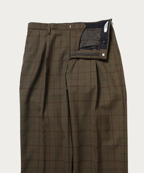 District(ディストリクト)の「<District(ディストリクト)> シェパードチェック 2プリーツ ワイドパンツ(その他パンツ・メンズ・ブラウン・XS/L/M/S)」の8枚目の写真