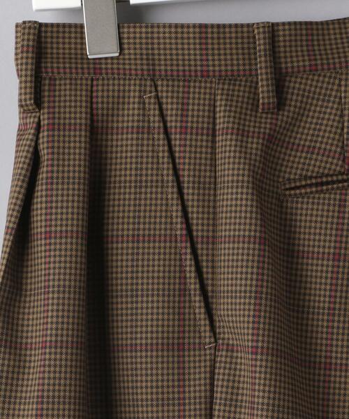 District(ディストリクト)の「<District(ディストリクト)> シェパードチェック 2プリーツ ワイドパンツ(その他パンツ・メンズ・ブラウン・XS/L/M/S)」の10枚目の写真