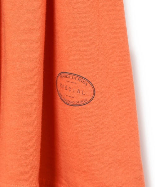 TANGTANG(タンタン)の「【TANG TANG】FUMIKA_UCHIDA(Tシャツ/カットソー・レディース・カーキ/オレンジ/ホワイト系その他・1)」の7枚目の写真