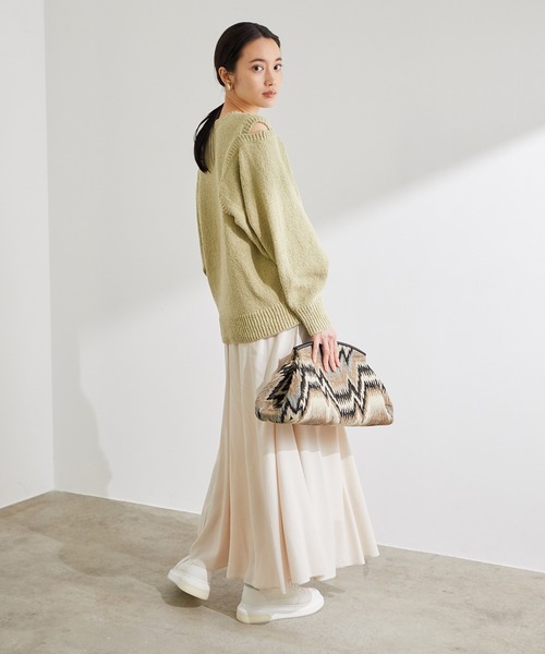 ADAM ET ROPE'（アダムエロペ）の「チャンキーソールスニーカー（スニーカー・レディース・ホワイト・24.0cm/24.5cm/23.0cm/23.5cm）」の4枚目の写真