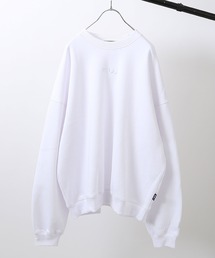 Chillfar | 【ZOZO限定】【別注】インフルエンサー 【uki】×【FILA】ロゴ刺繍オーバーサイズスウェット【ユニセックス】(スウェット)