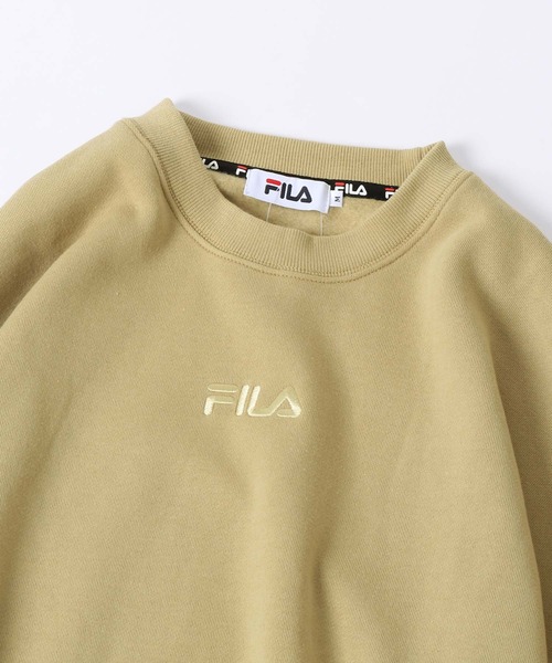 Chillfar（チルファー）の「【ZOZO限定】【別注】【FILA】ロゴ刺繍オーバーサイズスウェット【ユニセックス】（スウェット・レディース・ブルー/ブラウン/ホワイト/ベージュ・LARGE/MEDIUM）」の13枚目の写真