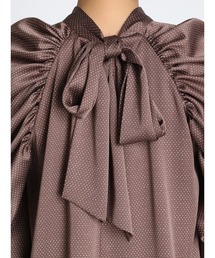 CELFORD（セルフォード）の「バックリボンドットブラウス