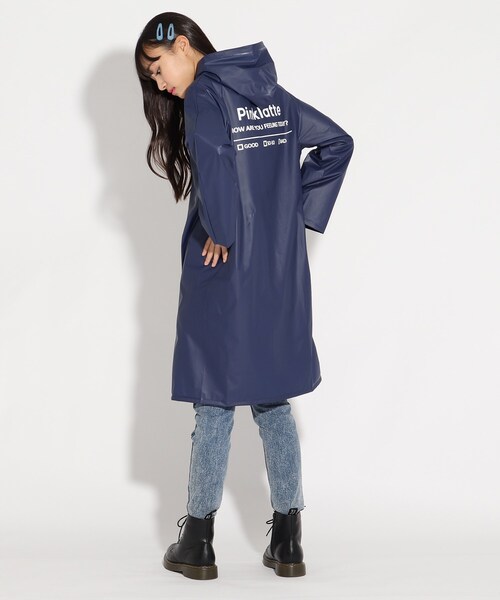 PINK-latte(ピンクラテ)の「レインコート(その他アウター・キッズ・ネイビー・00)」の4枚目の写真