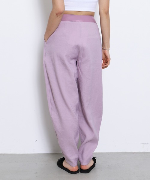 AERON(アーロン)の「AERON PANTS 777-11555(その他パンツ・レディース・ライトパープル・34)」の6枚目の写真